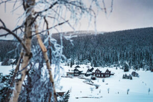 Chata Stará pila - zima