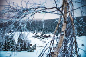 Chata Stará pila - zima