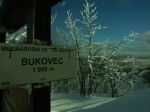 Chata Stará pila - zima Bukovec